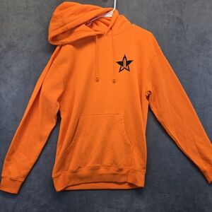Jeffree Star Logo Hoodie Sweater "High, How Are Ya?" Orange